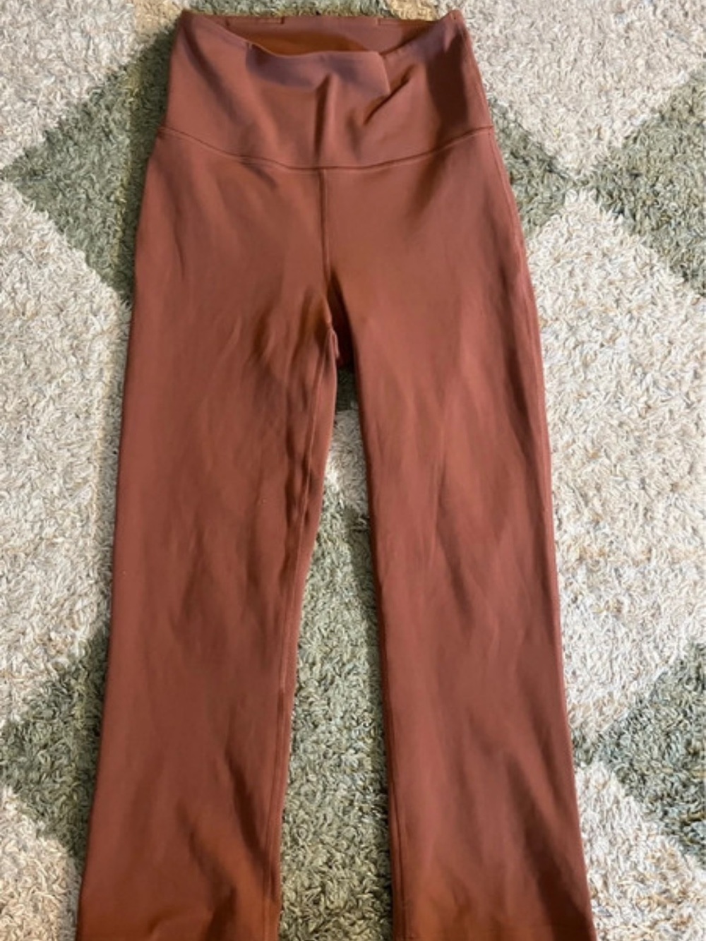 Lululemon High-Waist Rust(Brown) Yoga Pants